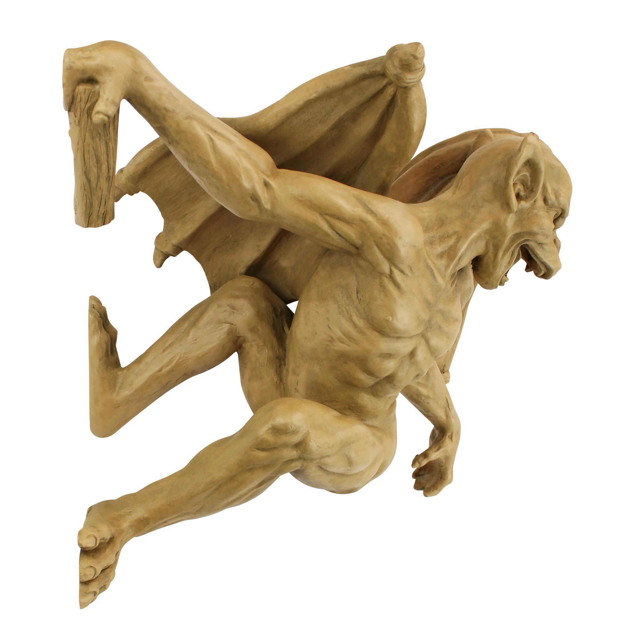 Gaston the Climbing Gothic Gargoyle Statue: Medium