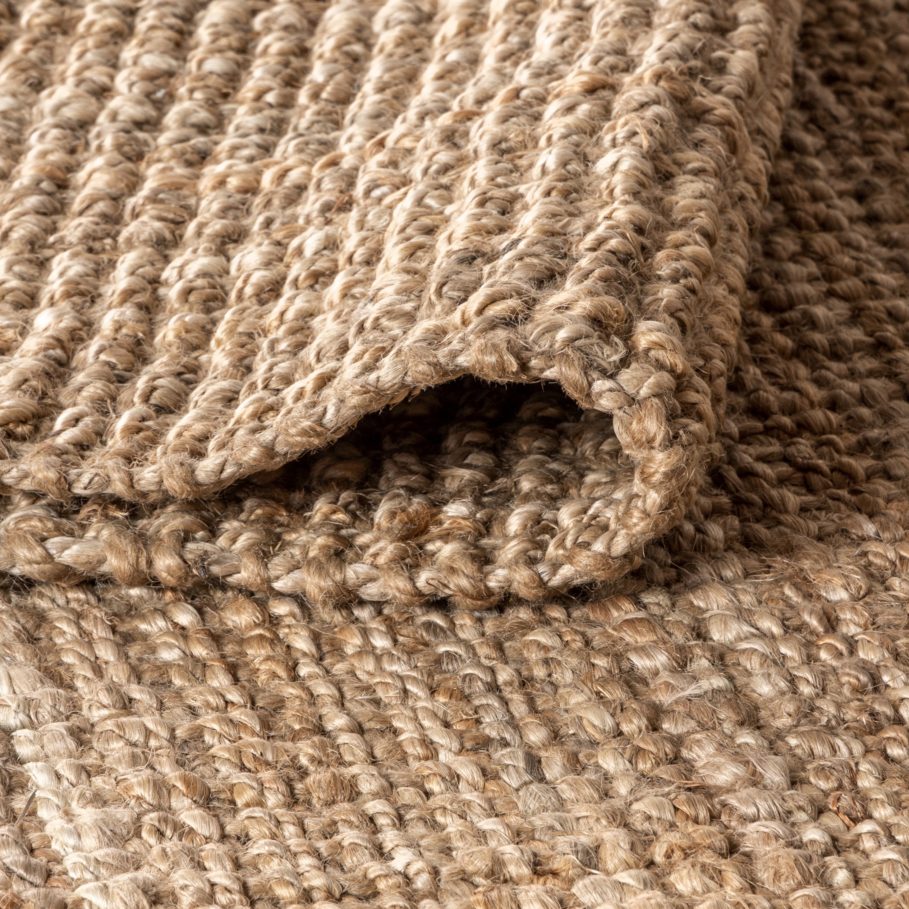 Pata Hand Woven Chunky Jute Runner Rug