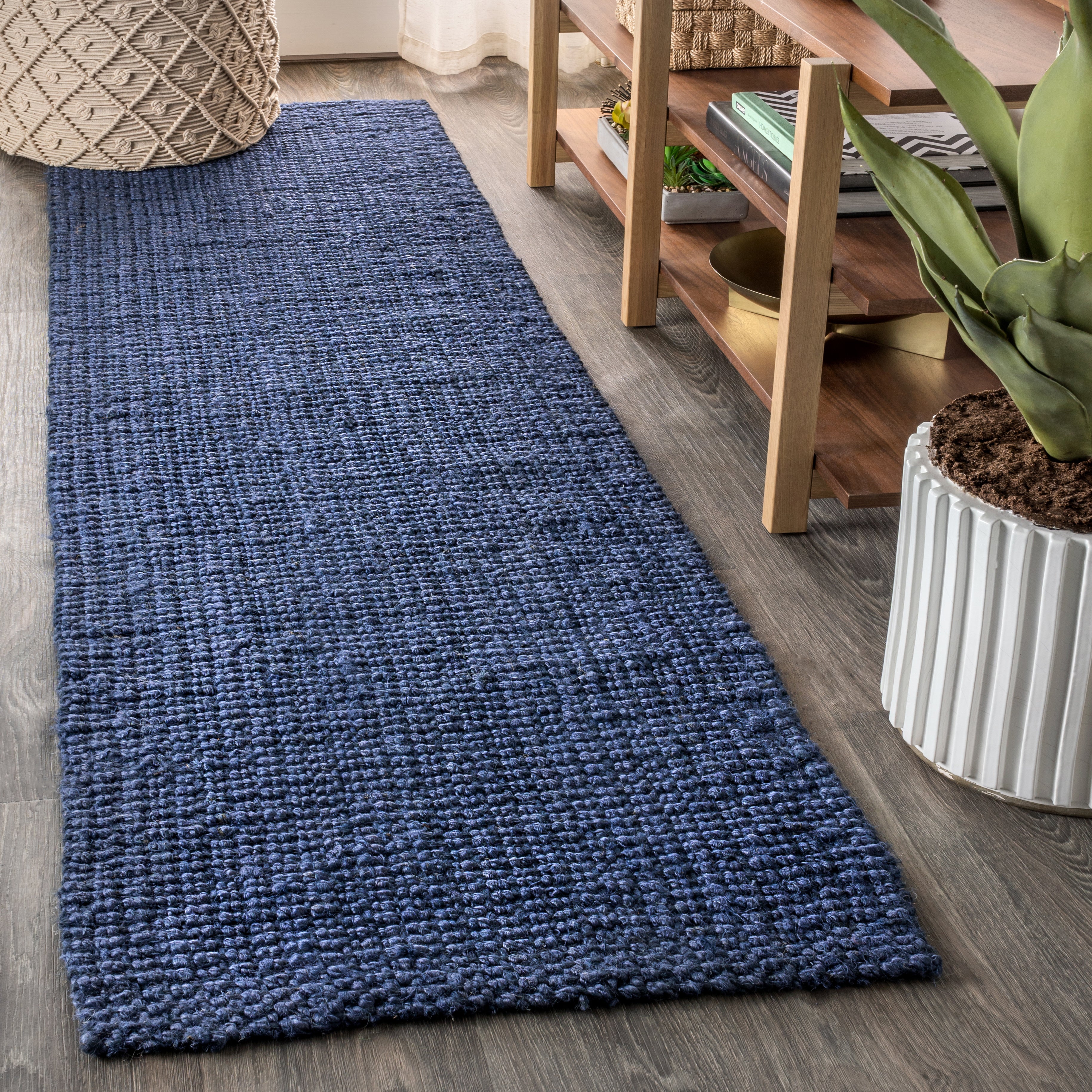 Pata Hand Woven Chunky Jute Runner Rug