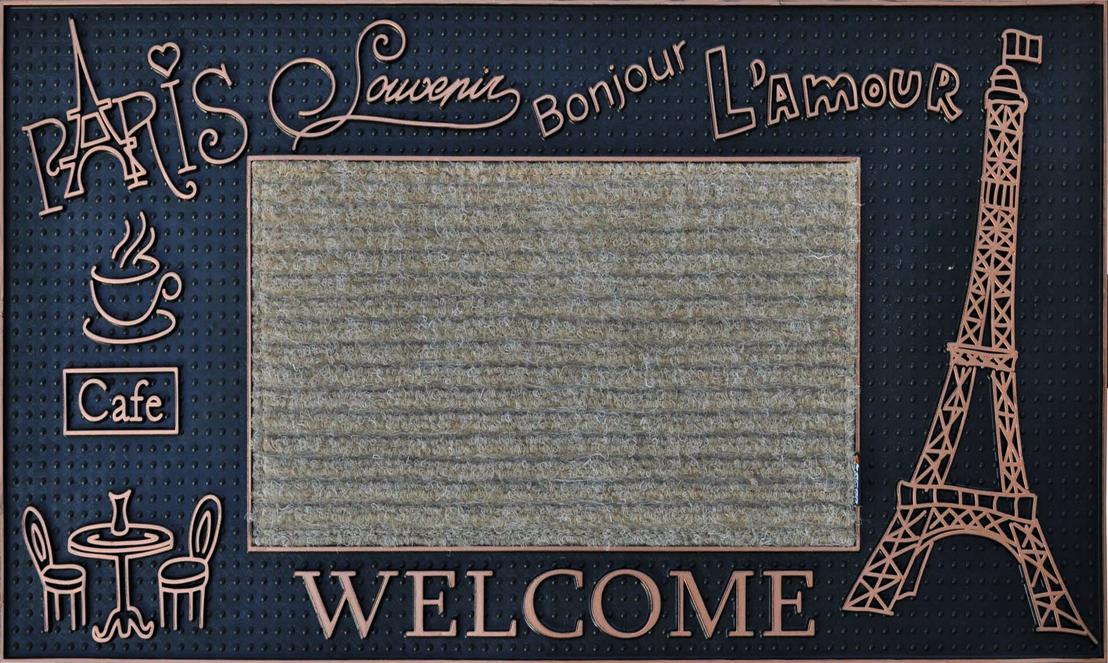 Paris Outbrigde Welcome Doormats