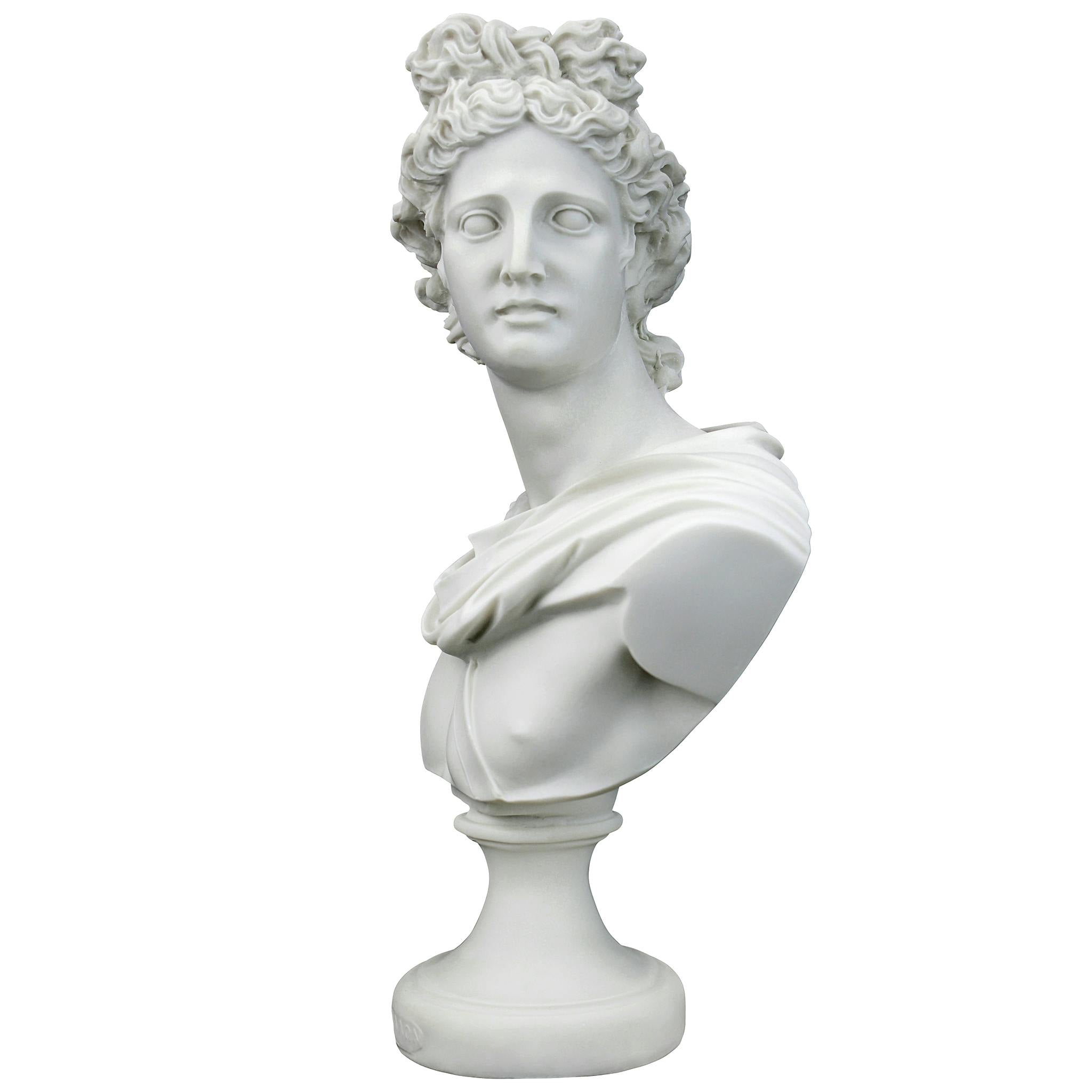 Apollo Belvedere Bonded Marble Greek Sculptural Bust