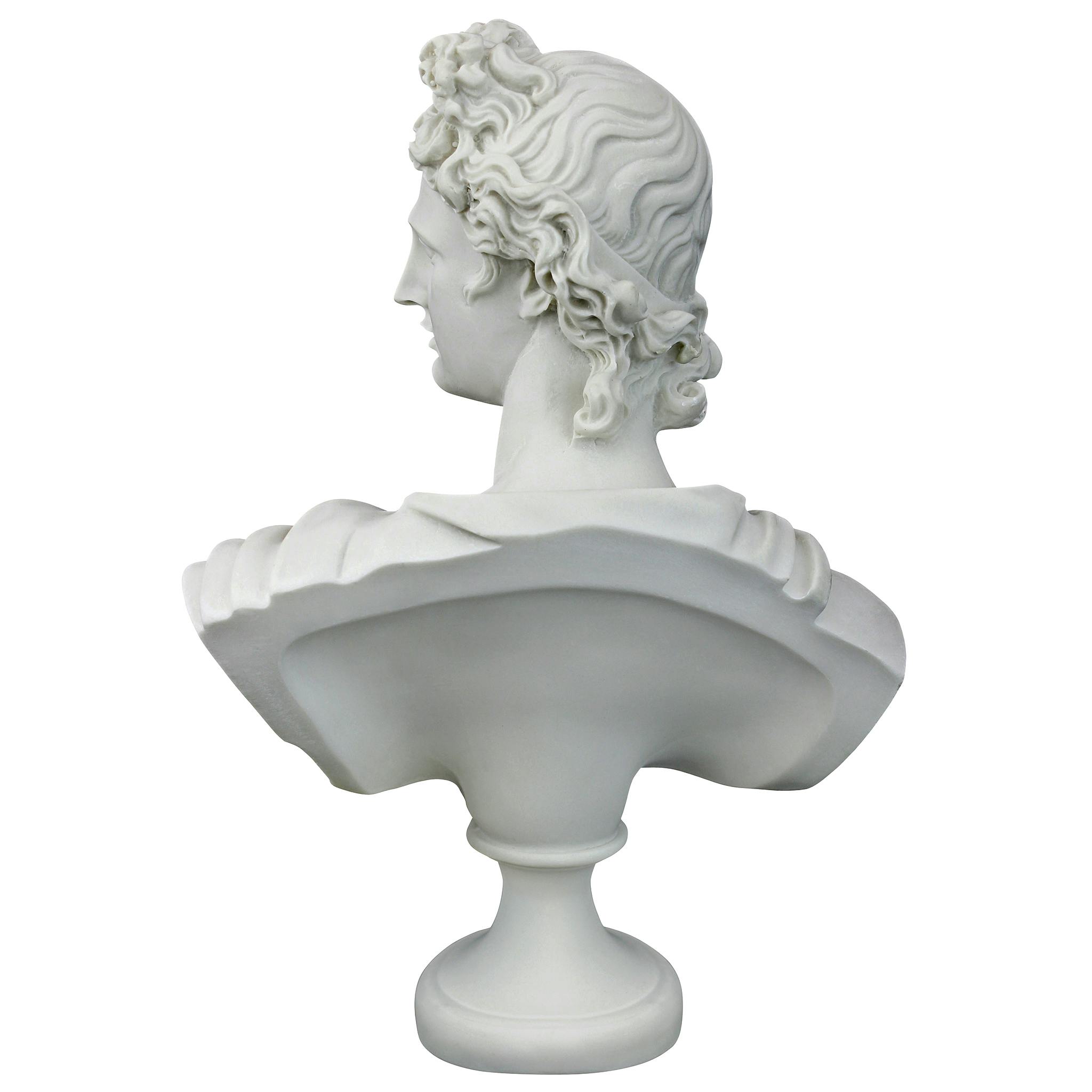 Apollo Belvedere Bonded Marble Greek Sculptural Bust