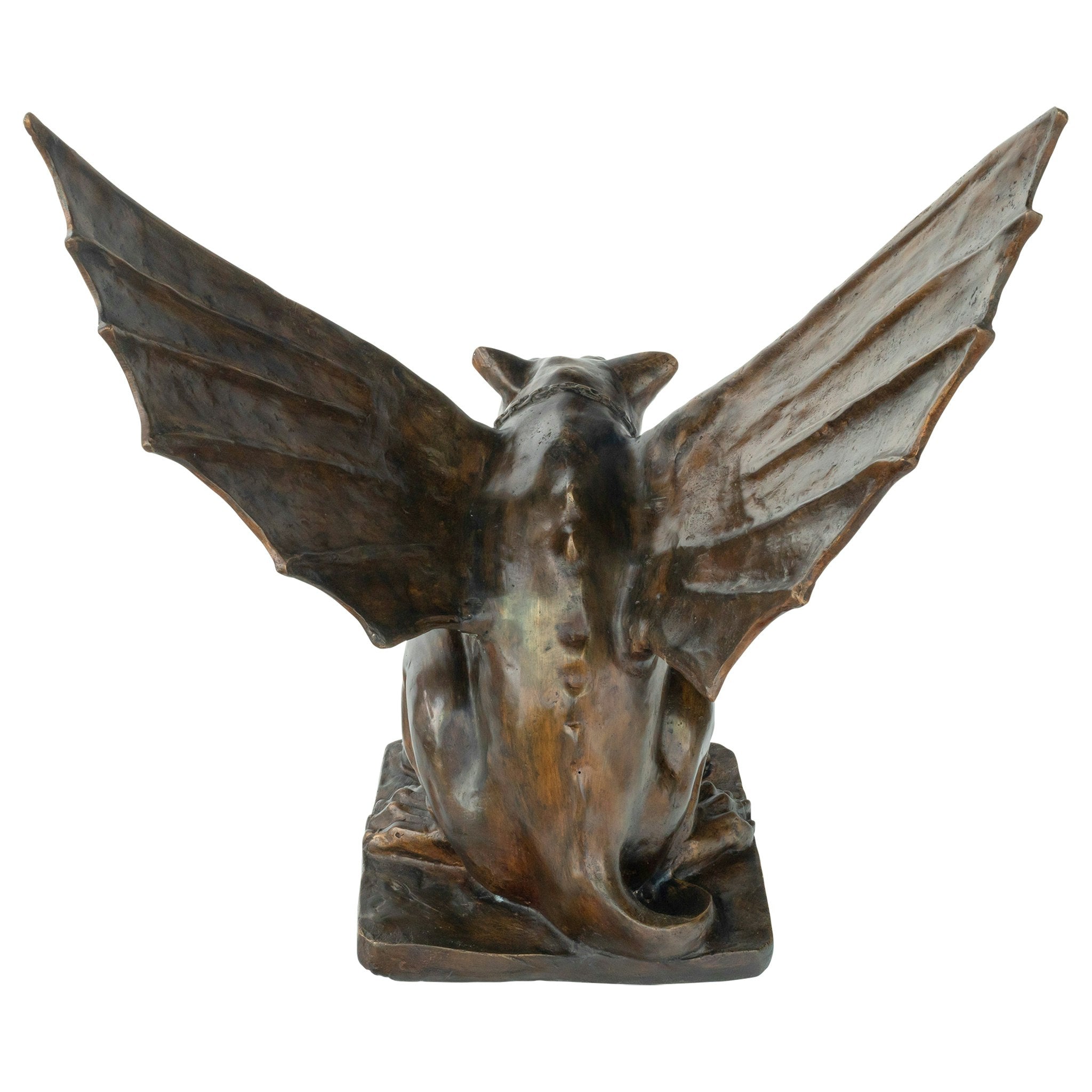 Winged Gargoyle of Naples Bronze Garden Statue