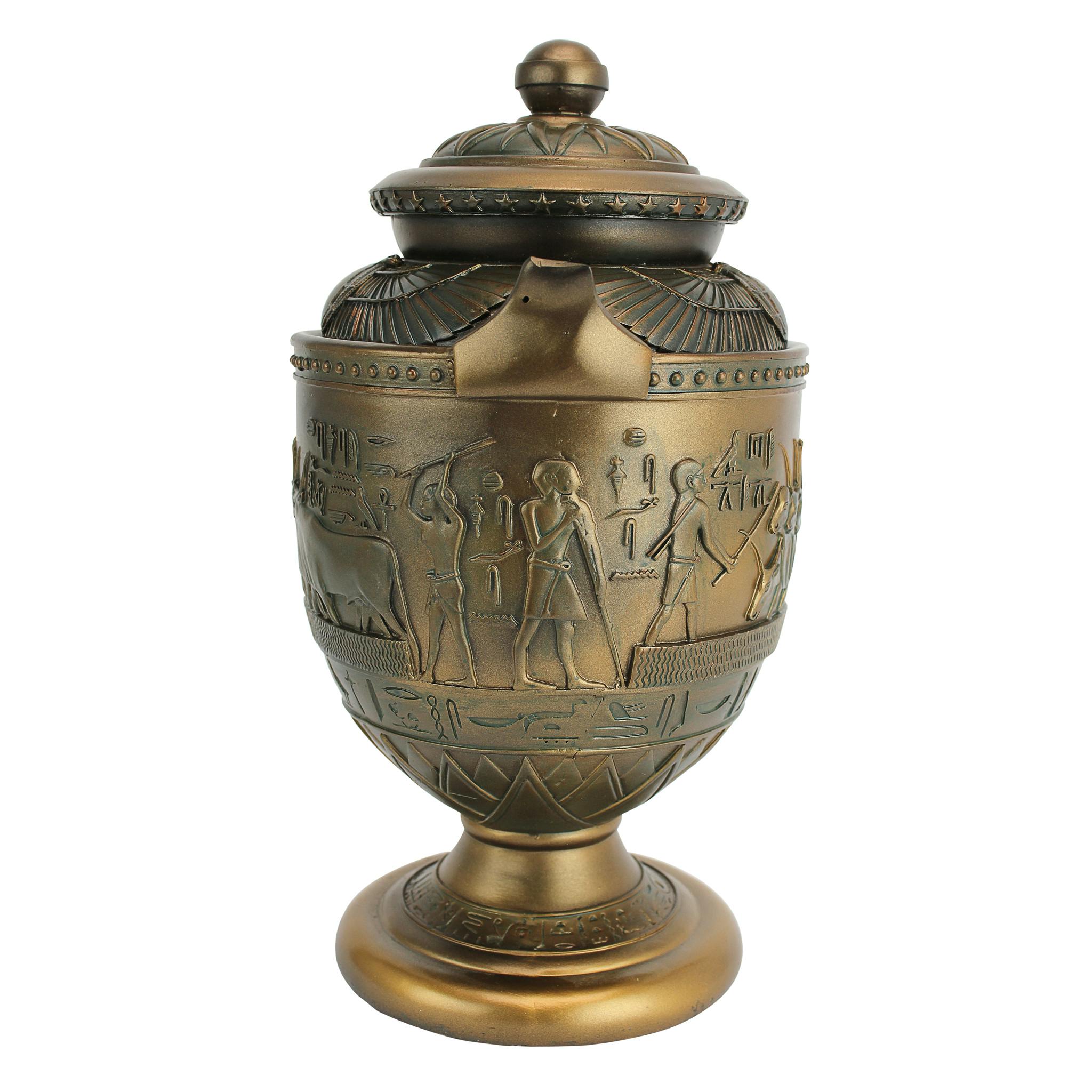 Divine Cult of Sacred Apis Egyptian Presentation Urn