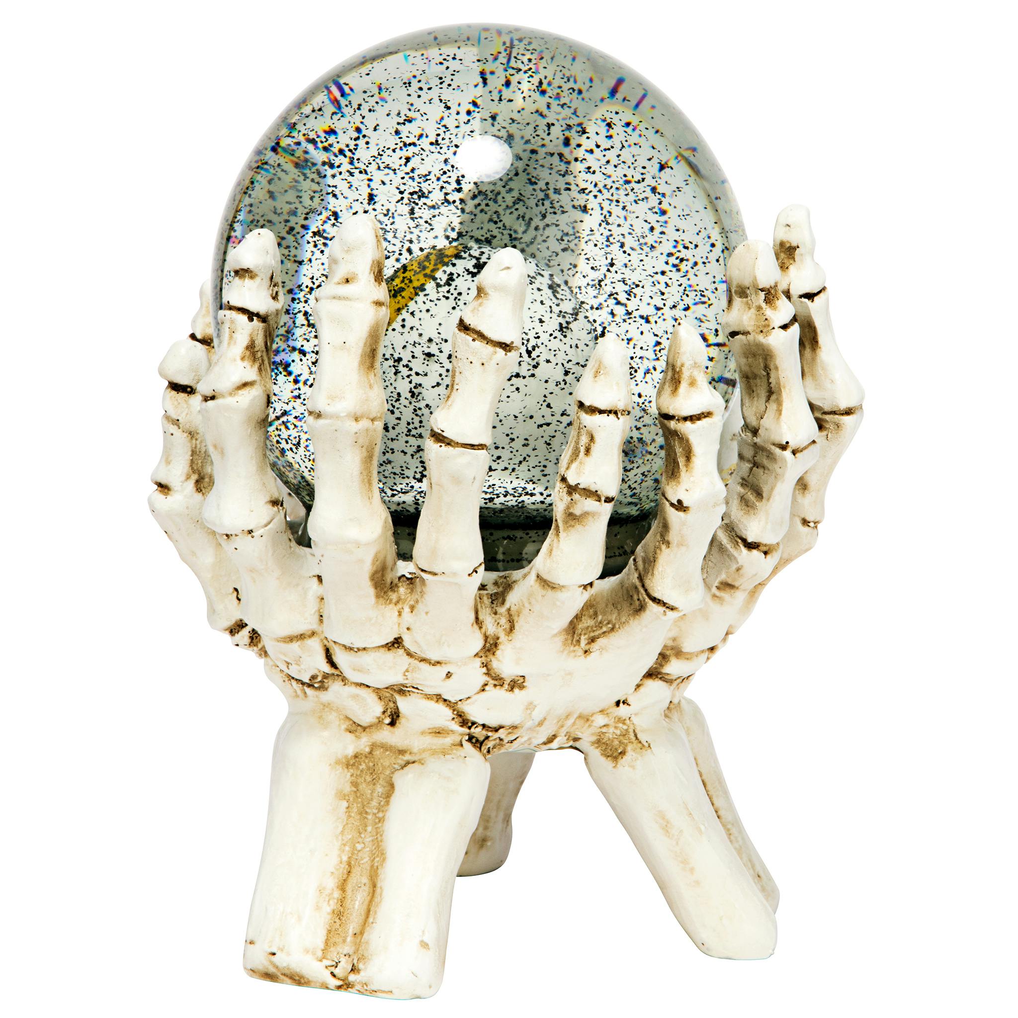 All-Seeing Eye of the Skeleton Water Globe Statue
