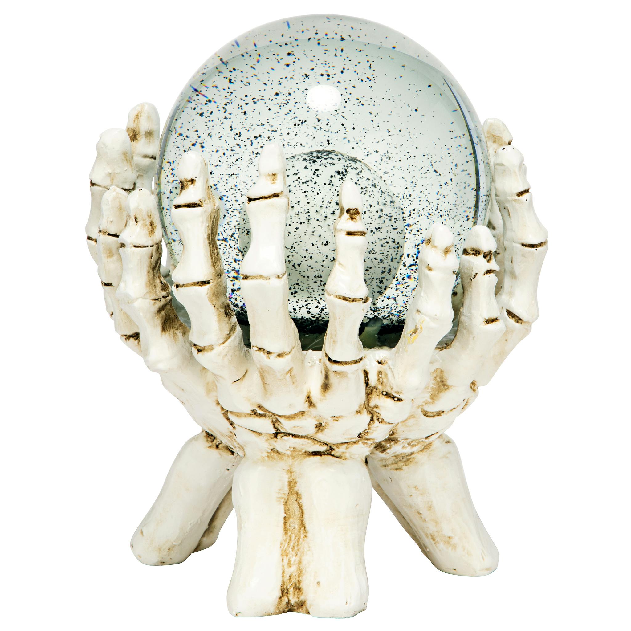 All-Seeing Eye of the Skeleton Water Globe Statue