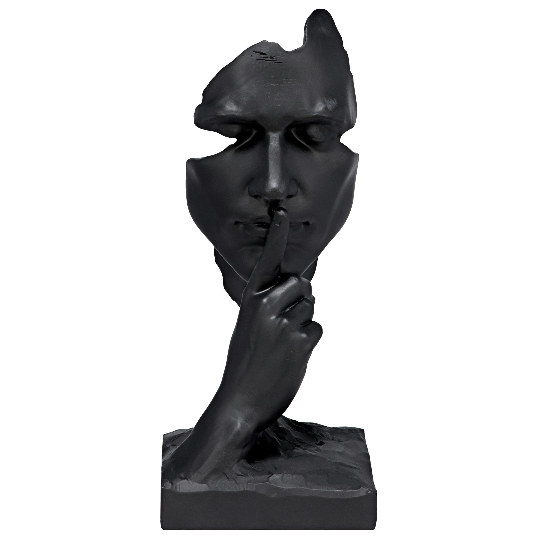 Whispering Secrets Contemporary Female Bust Statue