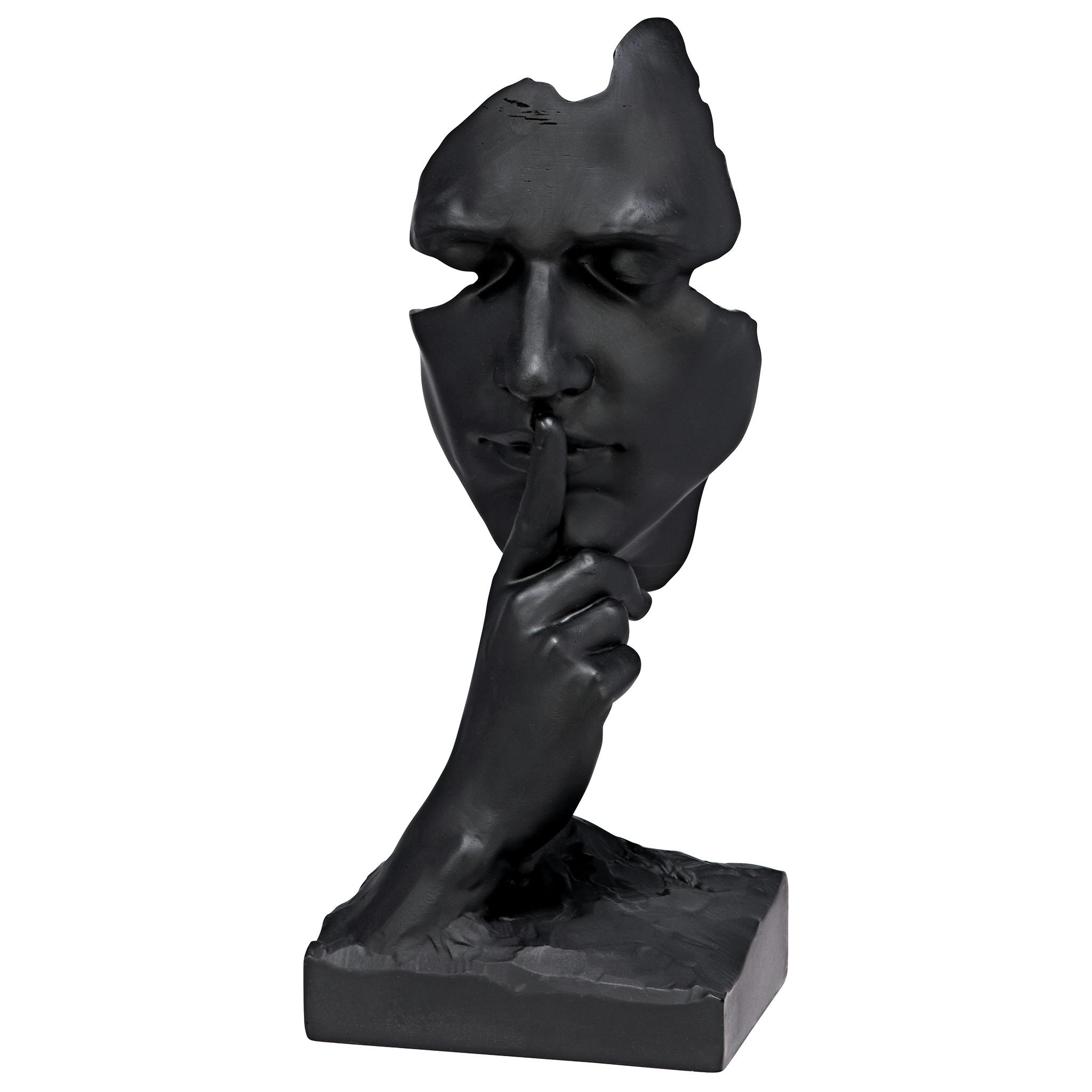 Whispering Secrets Contemporary Female Bust Statue