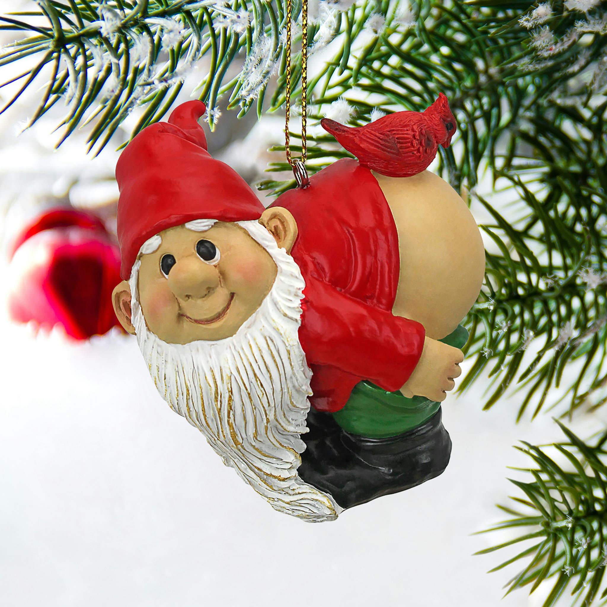 Loonie Moonie Gnome Holiday Ornament