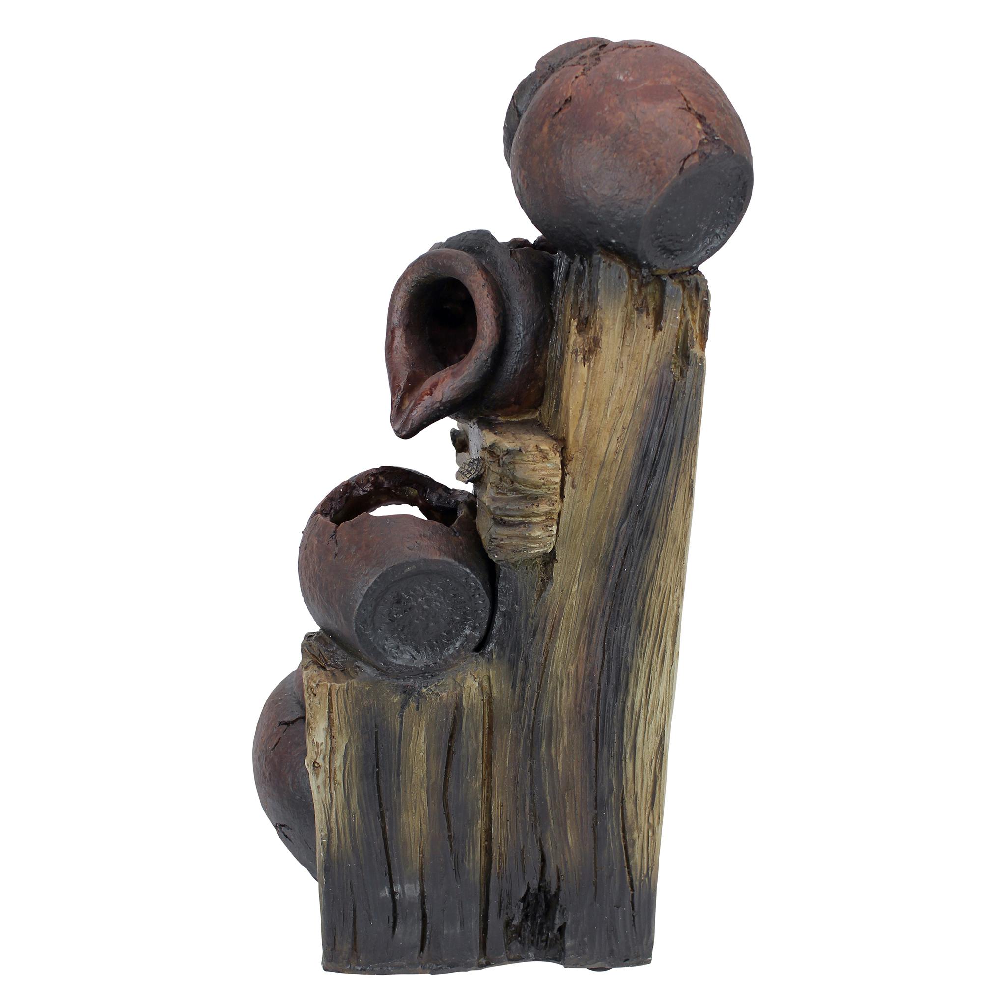 Casa Chianti Cascading Urns Illuminated Garden Fountain