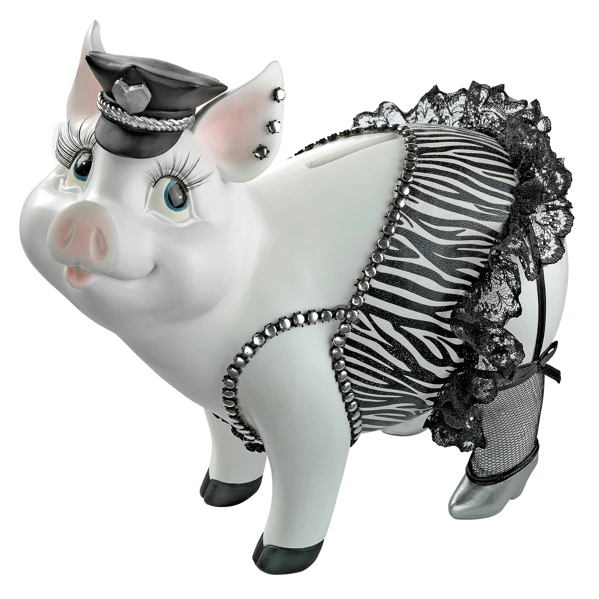 Porker on Patrol Pig Statue
