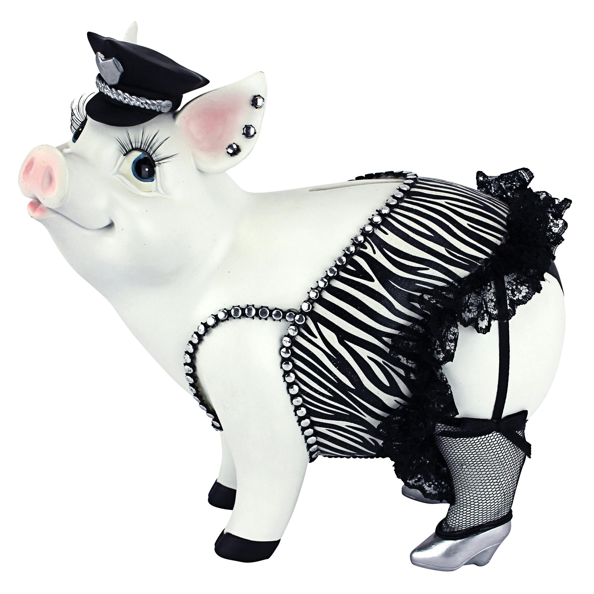 Porker on Patrol Pig Statue