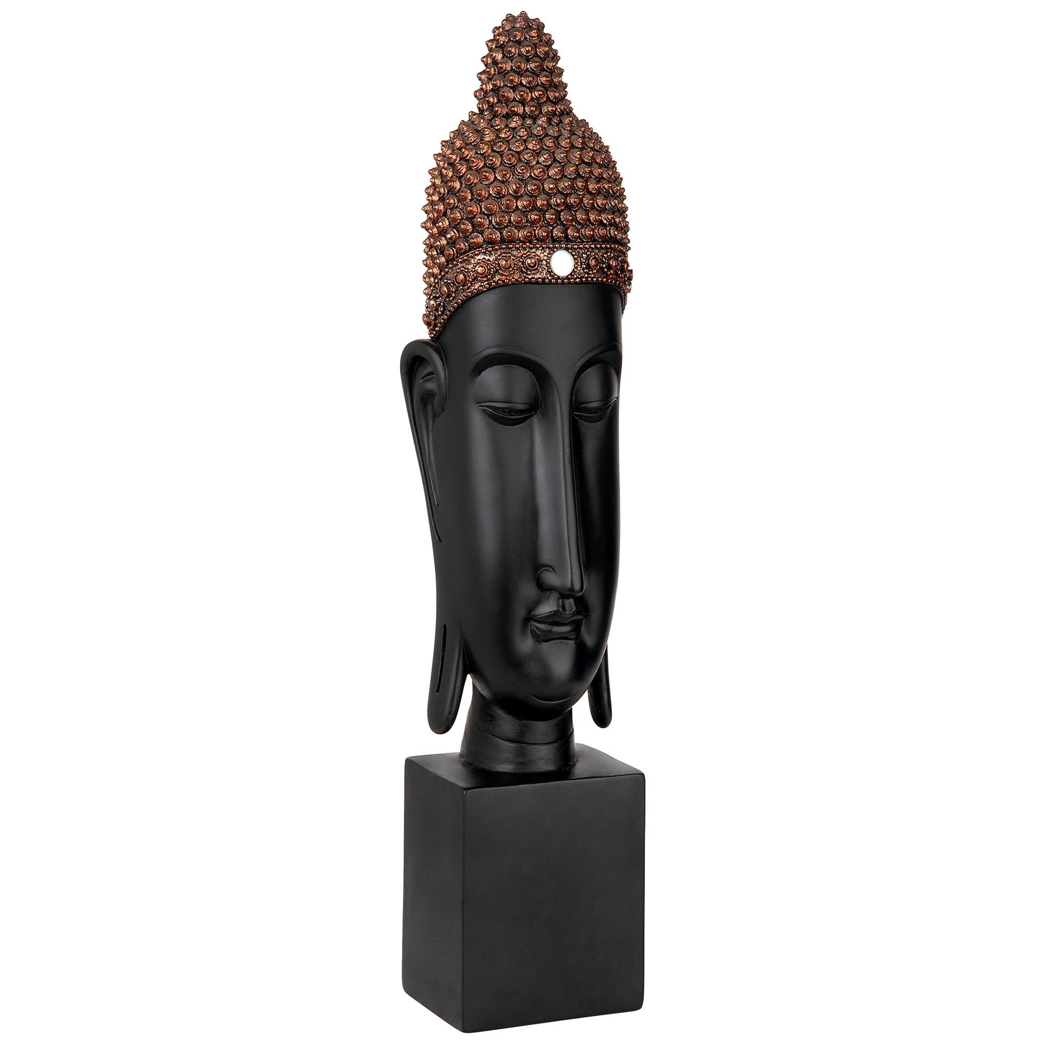 Thai Spiritual Wisdom Buddha Sculptural Bust
