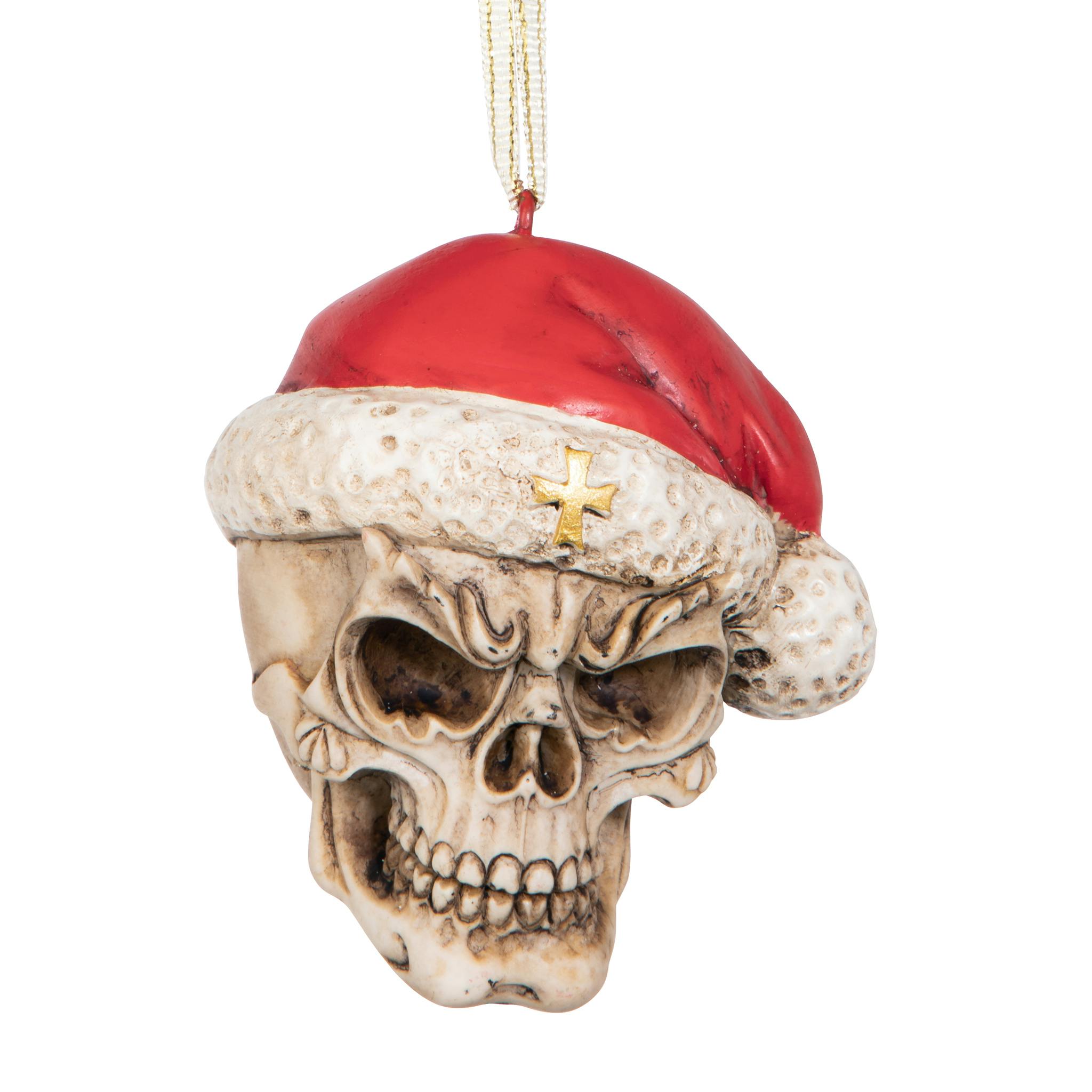 Skelly Claus II Holiday Skeleton Ornament