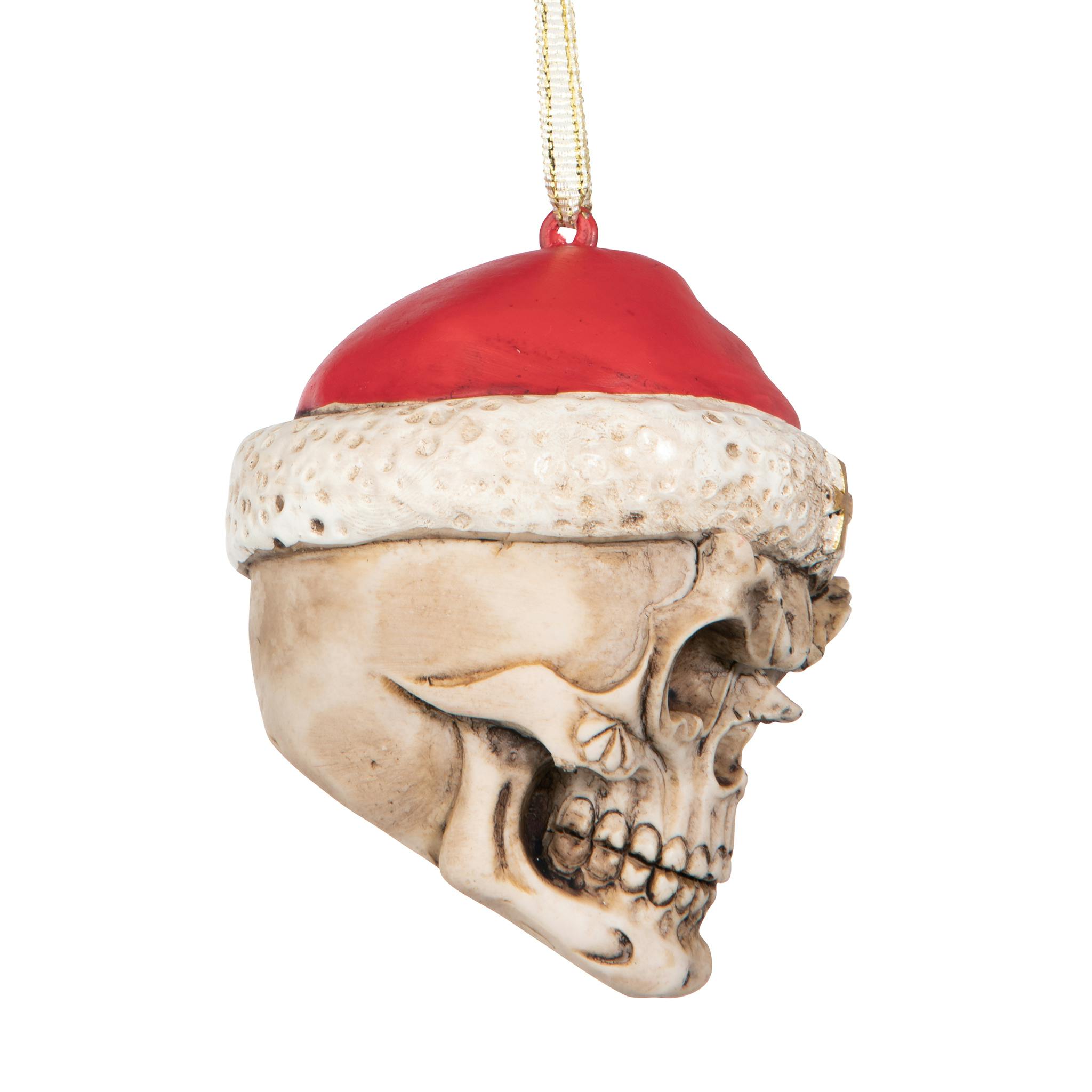 Skelly Claus II Holiday Skeleton Ornament