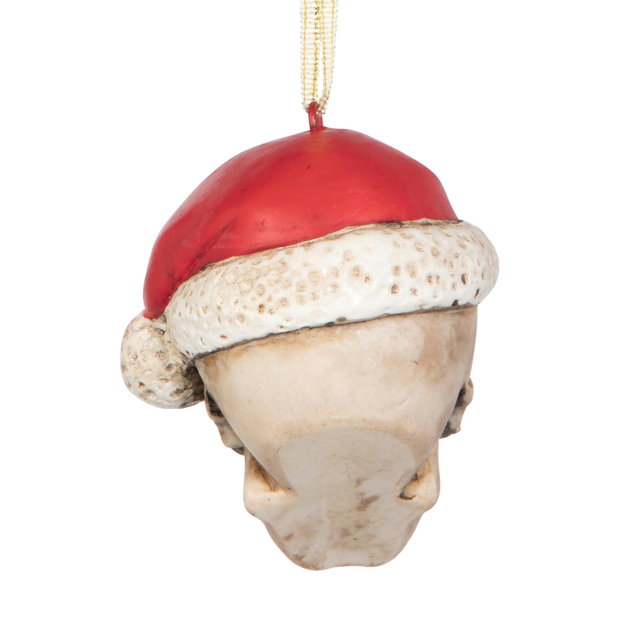 Skelly Claus II Holiday Skeleton Ornament