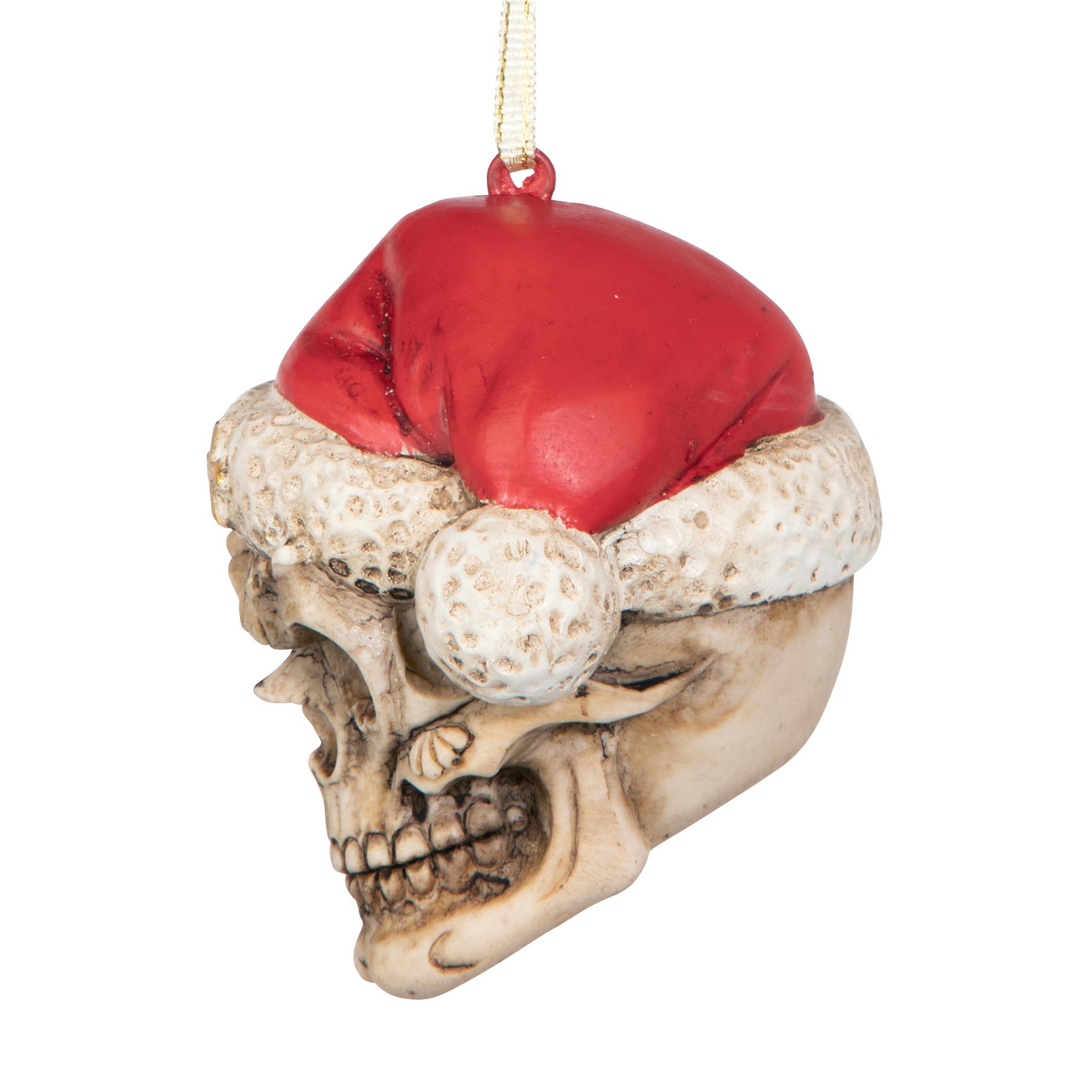 Skelly Claus II Holiday Skeleton Ornament