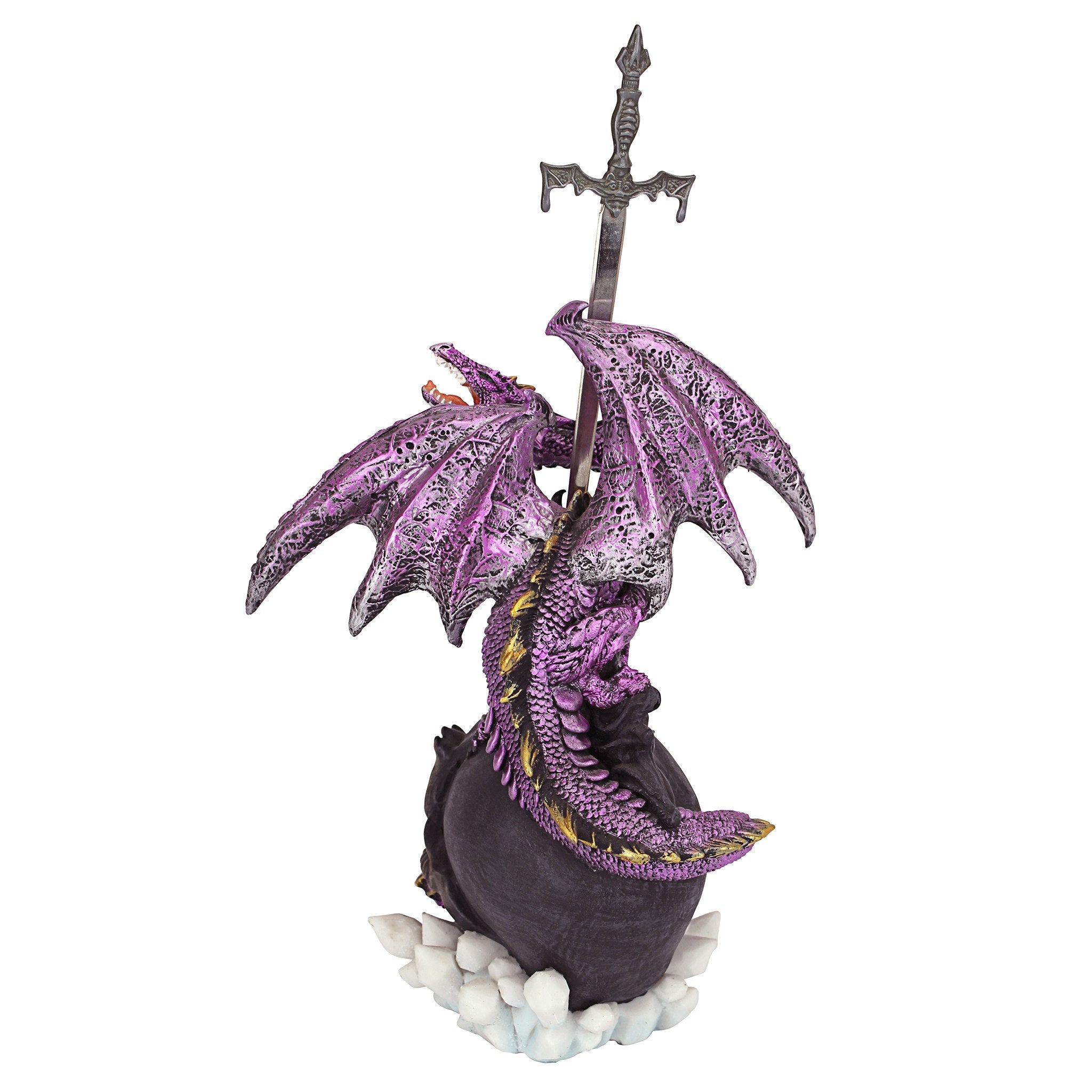 Savage Sabre Gothic Dragon Statue