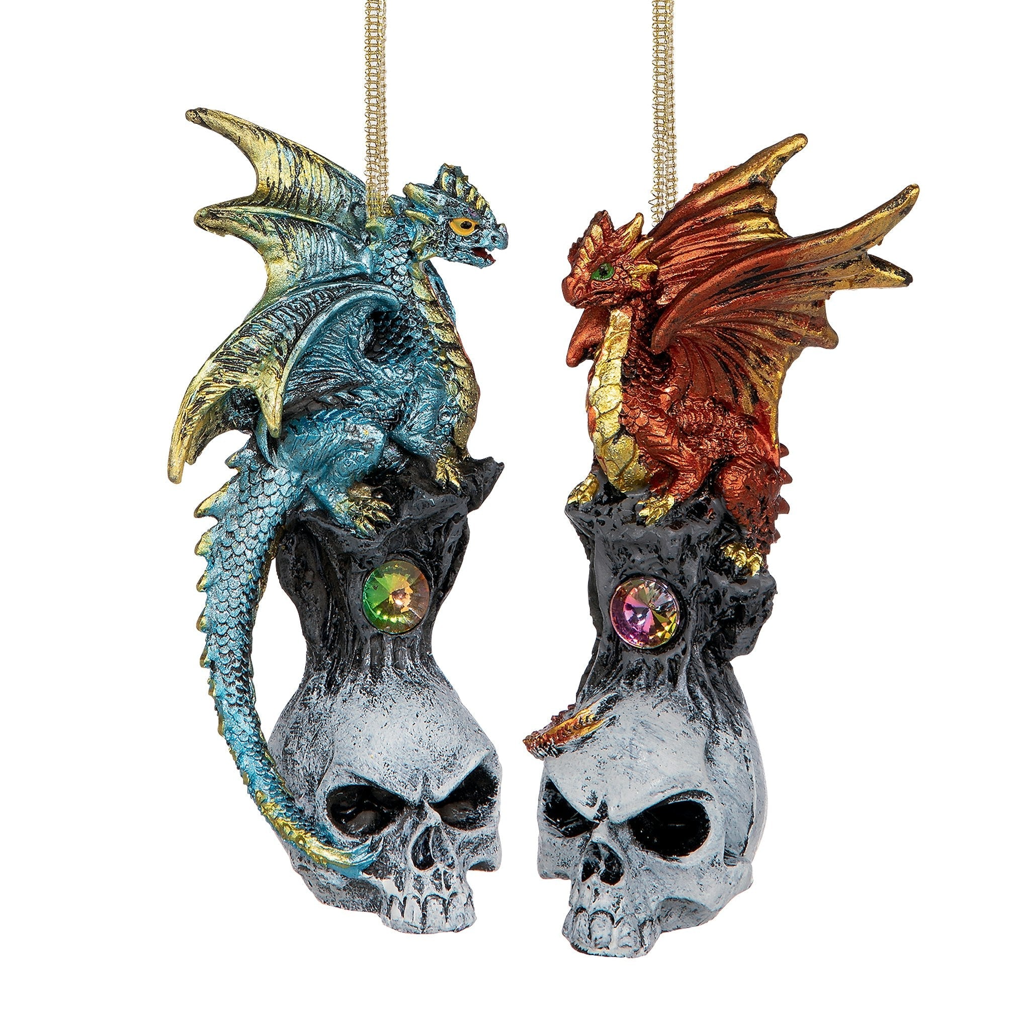 Dragons of Skull Hollow Holiday Ornaments