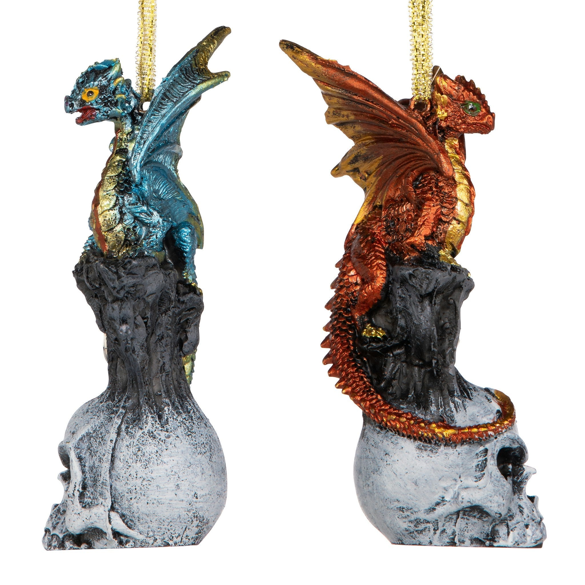 Dragons of Skull Hollow Holiday Ornaments