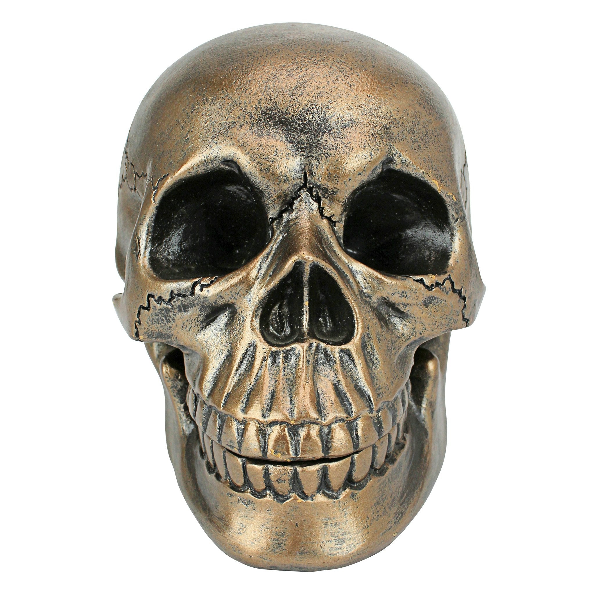 Memento Mori Skull Clock