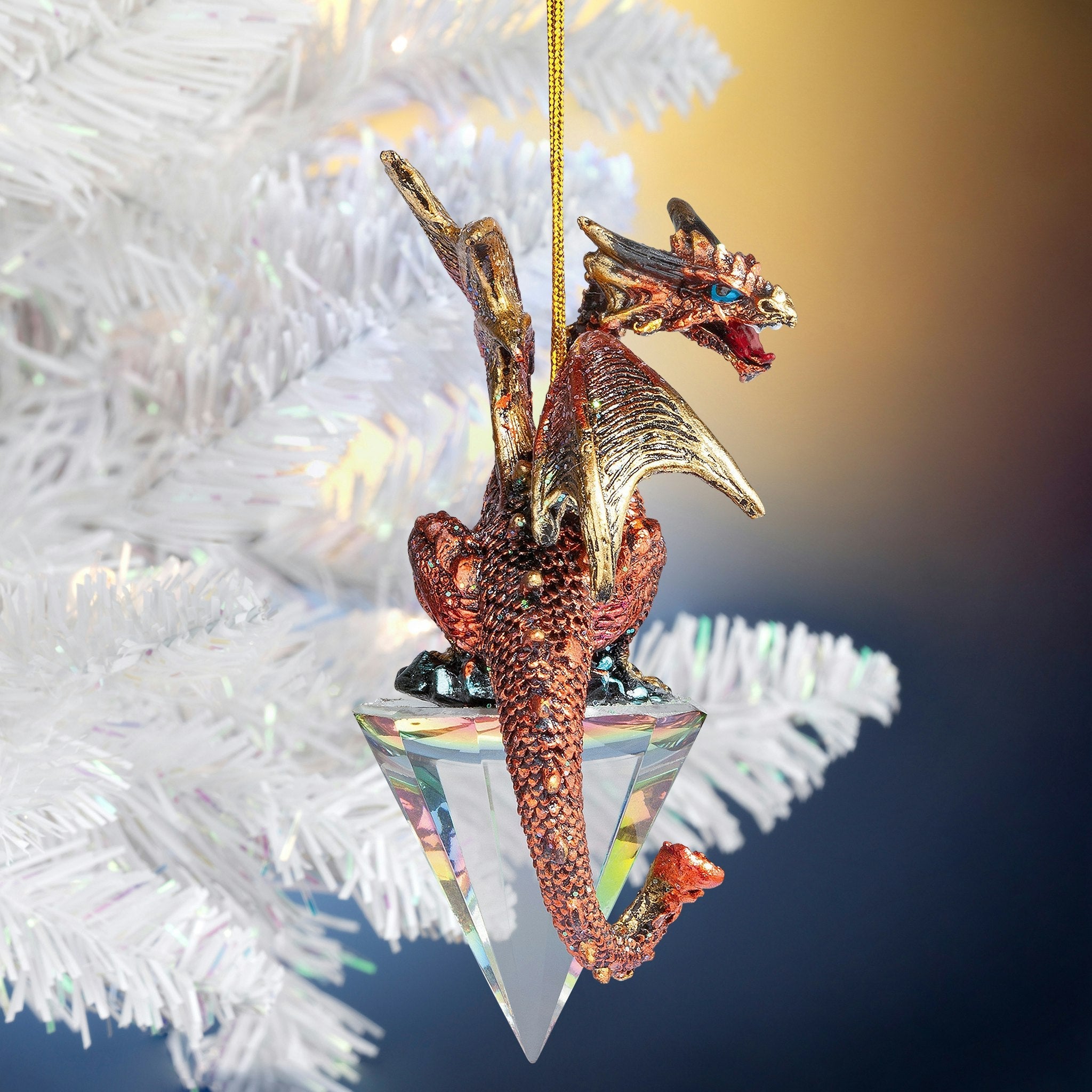 Diamond Dragon 2019 Gothic Holiday Ornament