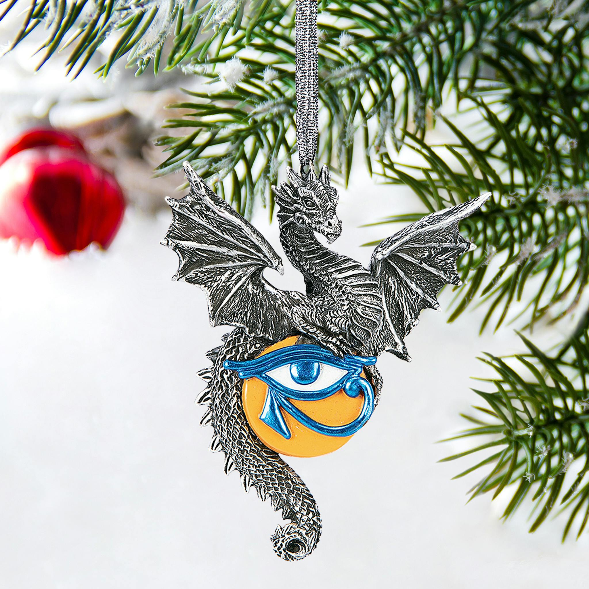 Dragon Defender of the Ancient Amulet 2022 Gothic Christmas Ornament: Each