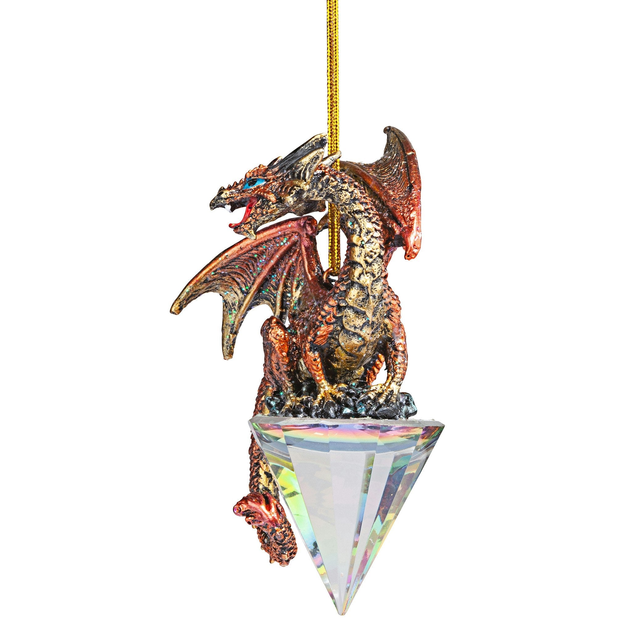 Diamond Dragon 2019 Gothic Holiday Ornament: Set of Three