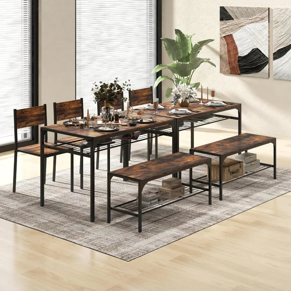 4 Pieces Dining Table Set