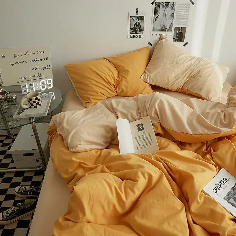 Washed Cotton Bedding Set