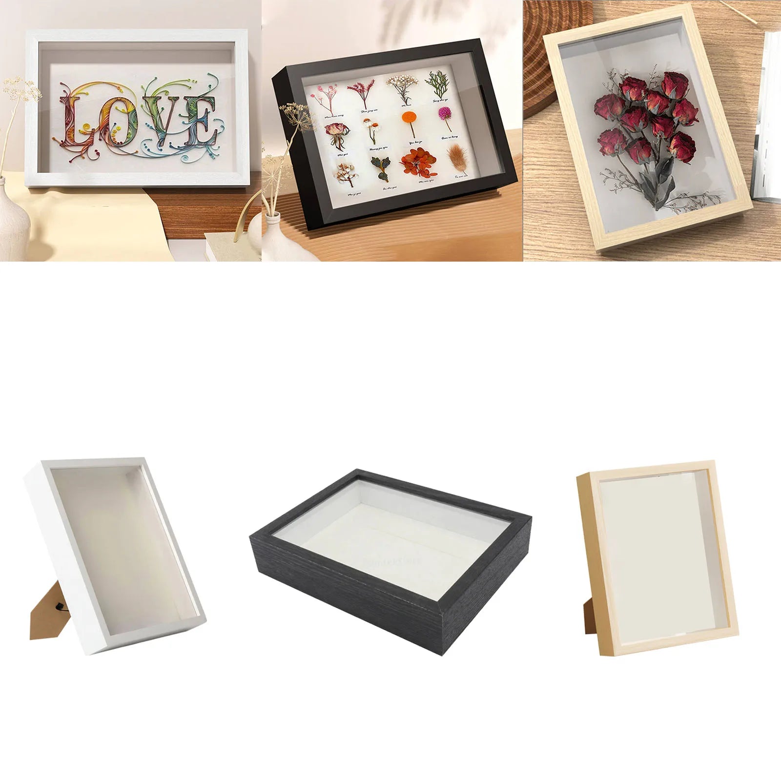 3D DIY Wood Shadow Box Frame
