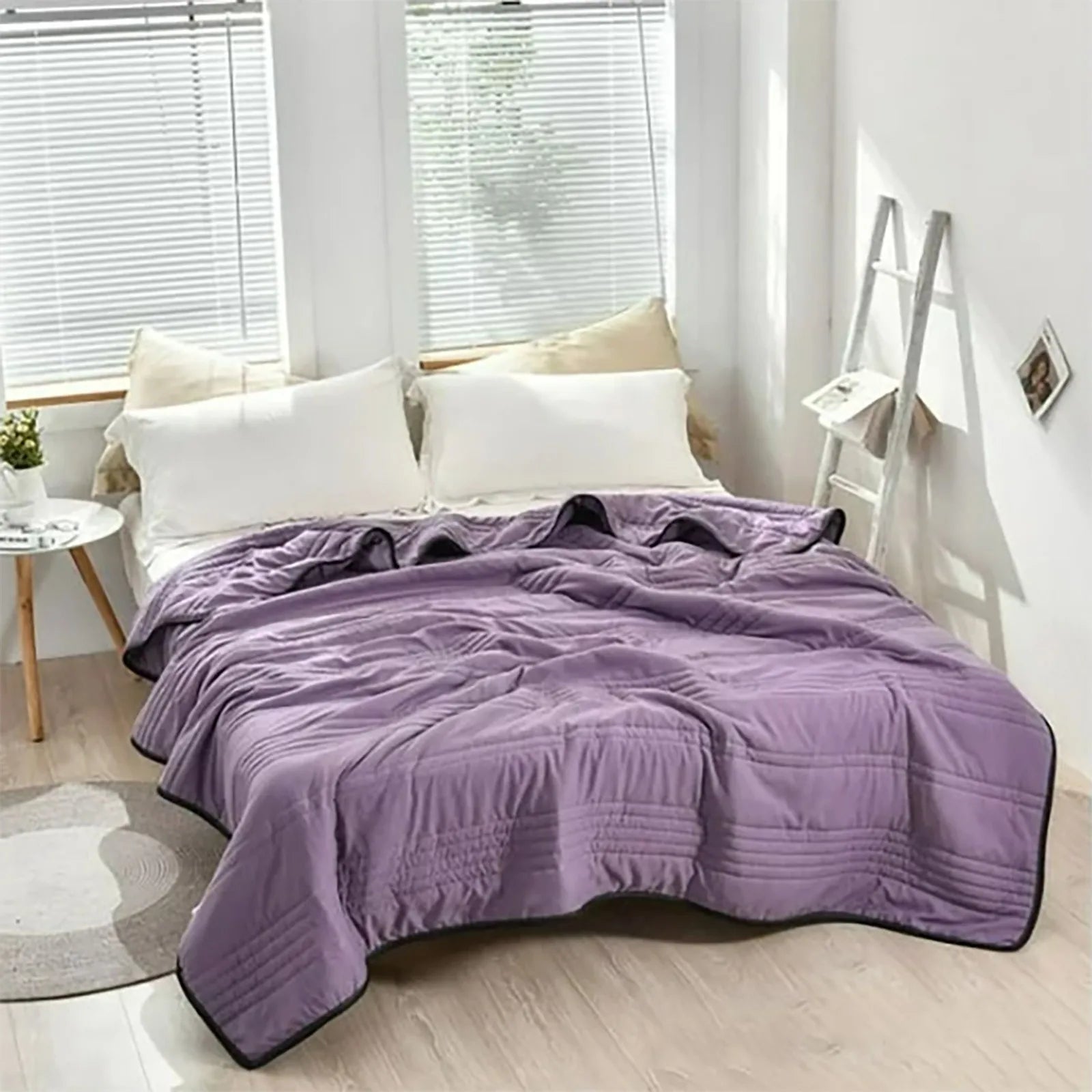 Solid Color Washed Cotton Quilt