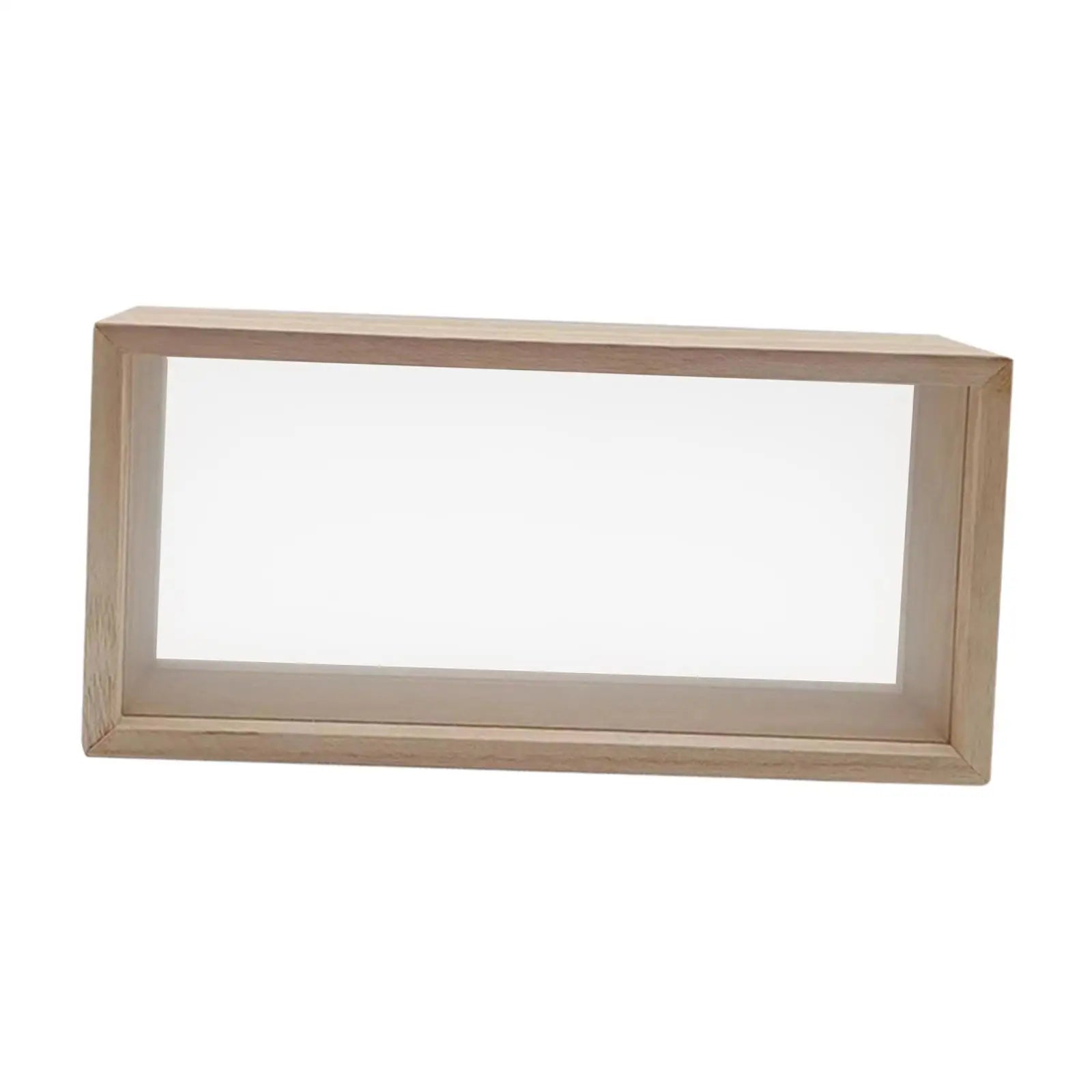 Wooden Shadow Box Frame for Dried Flowers & Memorabilia