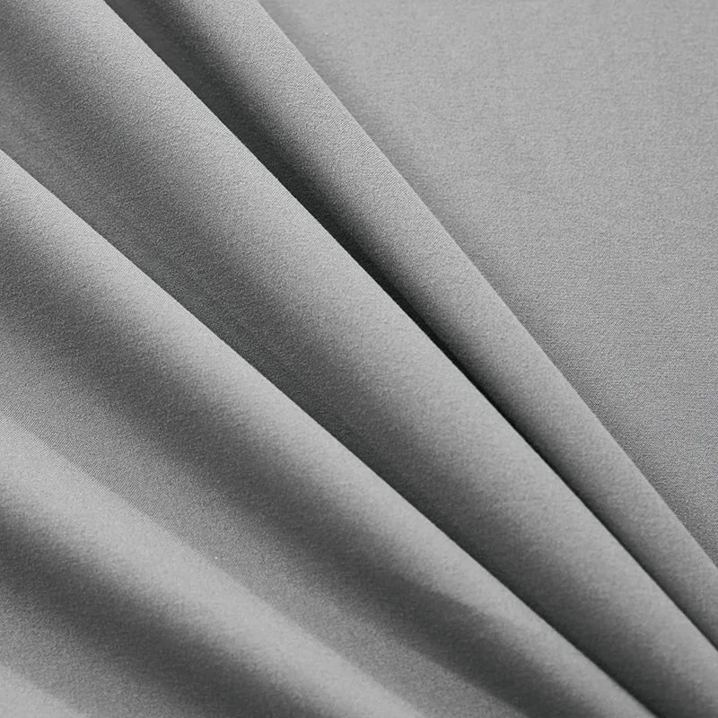 Waterproof Grey Fitted Bed Sheet