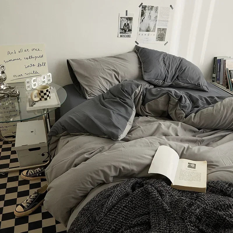 Washed Cotton Bedding Set