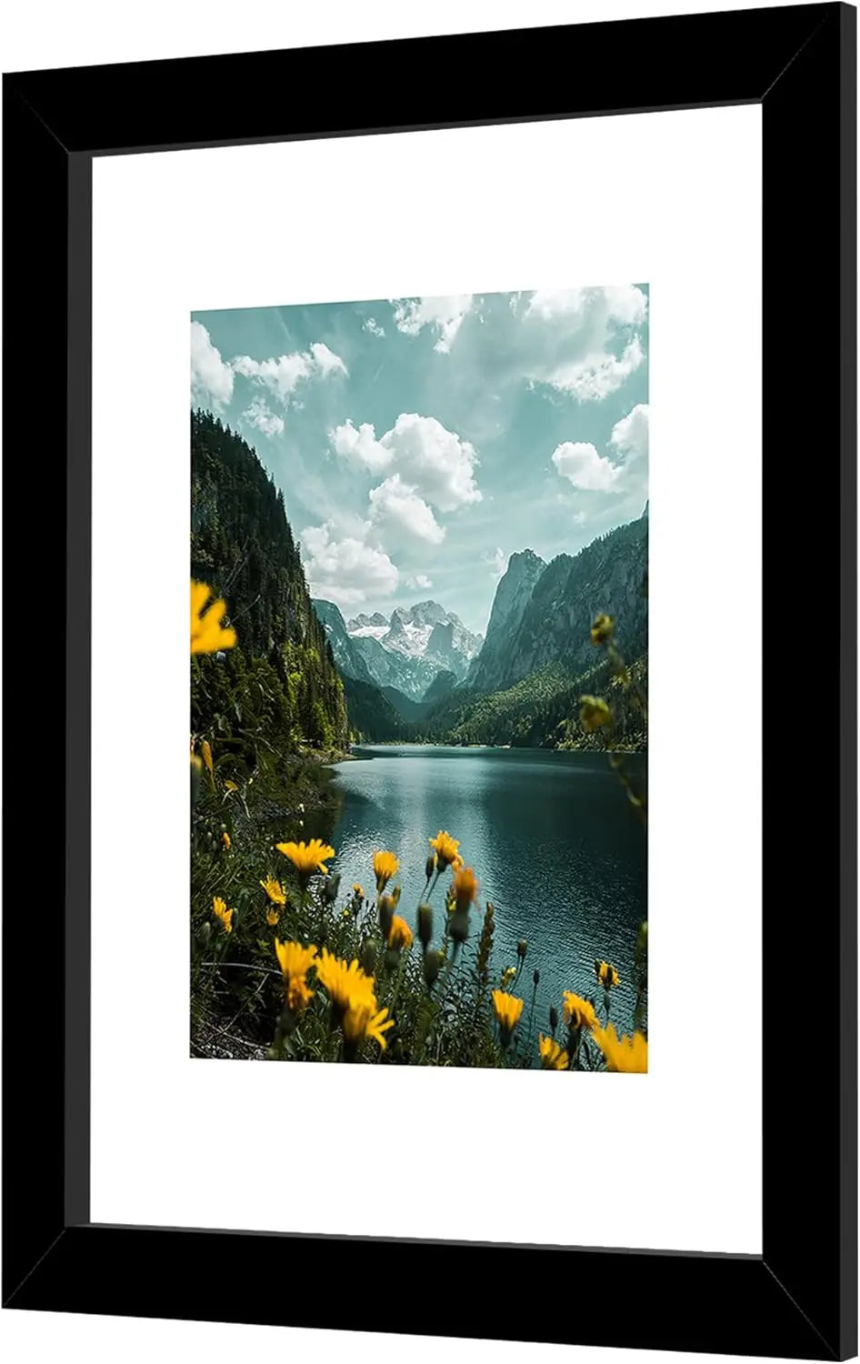 16x20 Picture Frame 3 Pack, Black, with Mat for 11x14