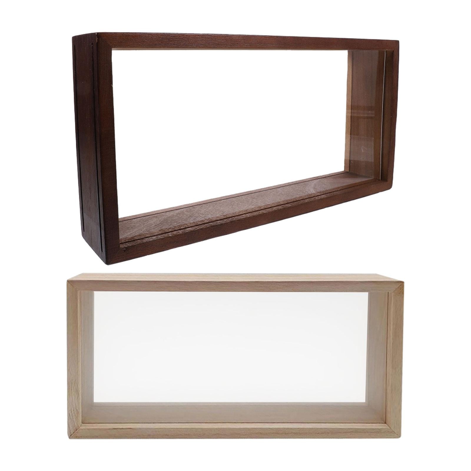 Wooden Shadow Box Frame for Dried Flowers & Memorabilia