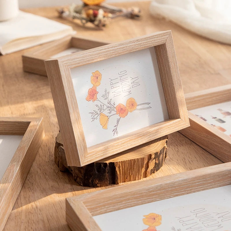 Wooden Shadow Box Frame for Photos & Memorabilia