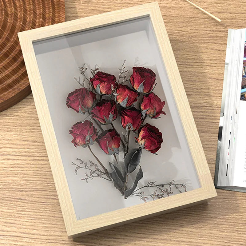 Shadow Box Photo Frame for 3D Flowers & DIY Home Decoration