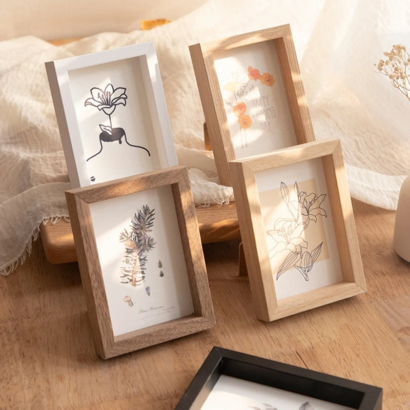 Wooden Shadow Box Frame for Photos & Memorabilia
