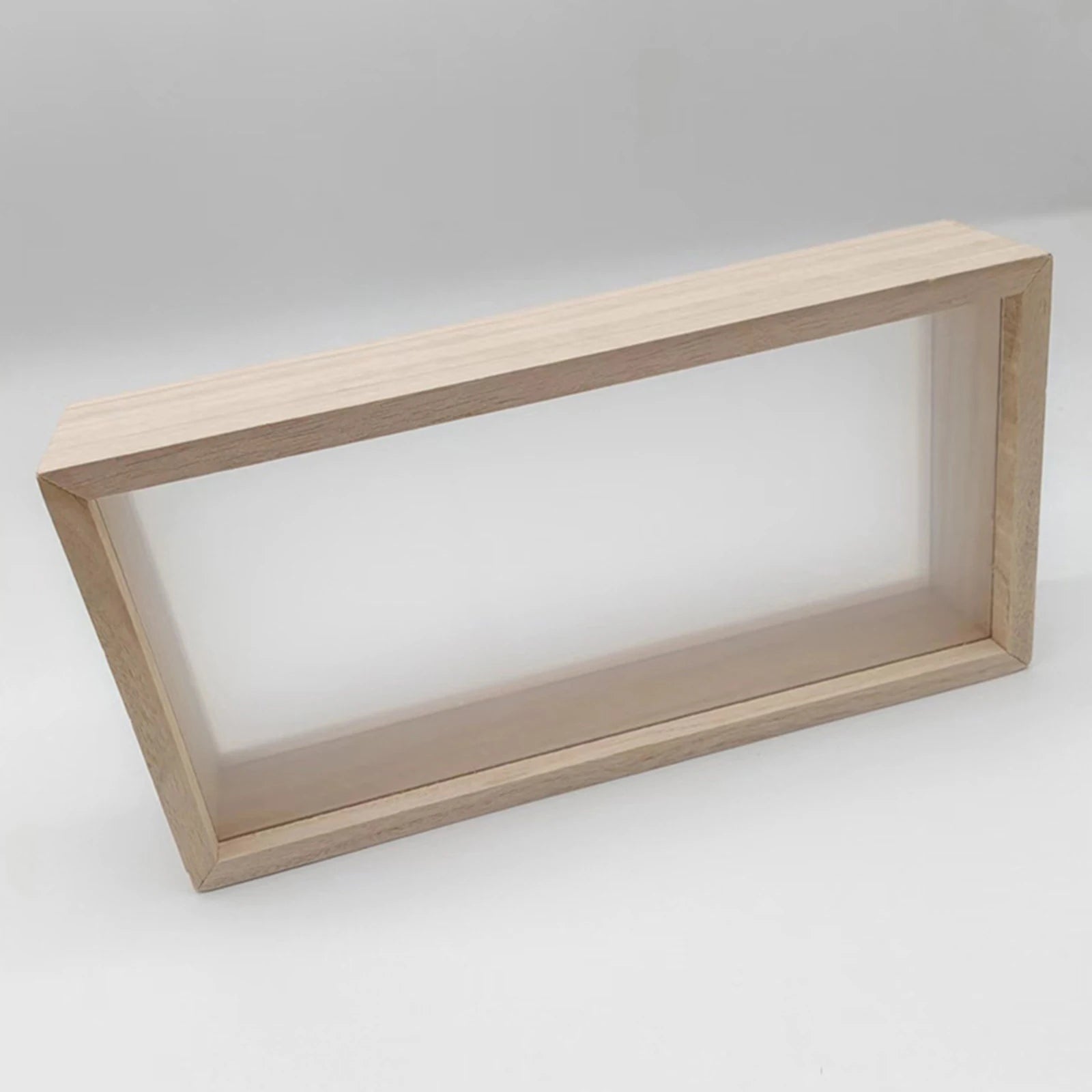 Wooden Shadow Box Frame for Dried Flowers & Memorabilia