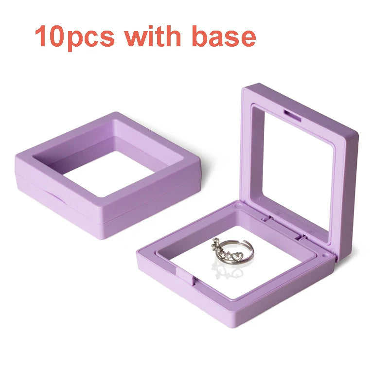 10pcs Shadow Box Frame for Jewelry, Rings & Pendant Display