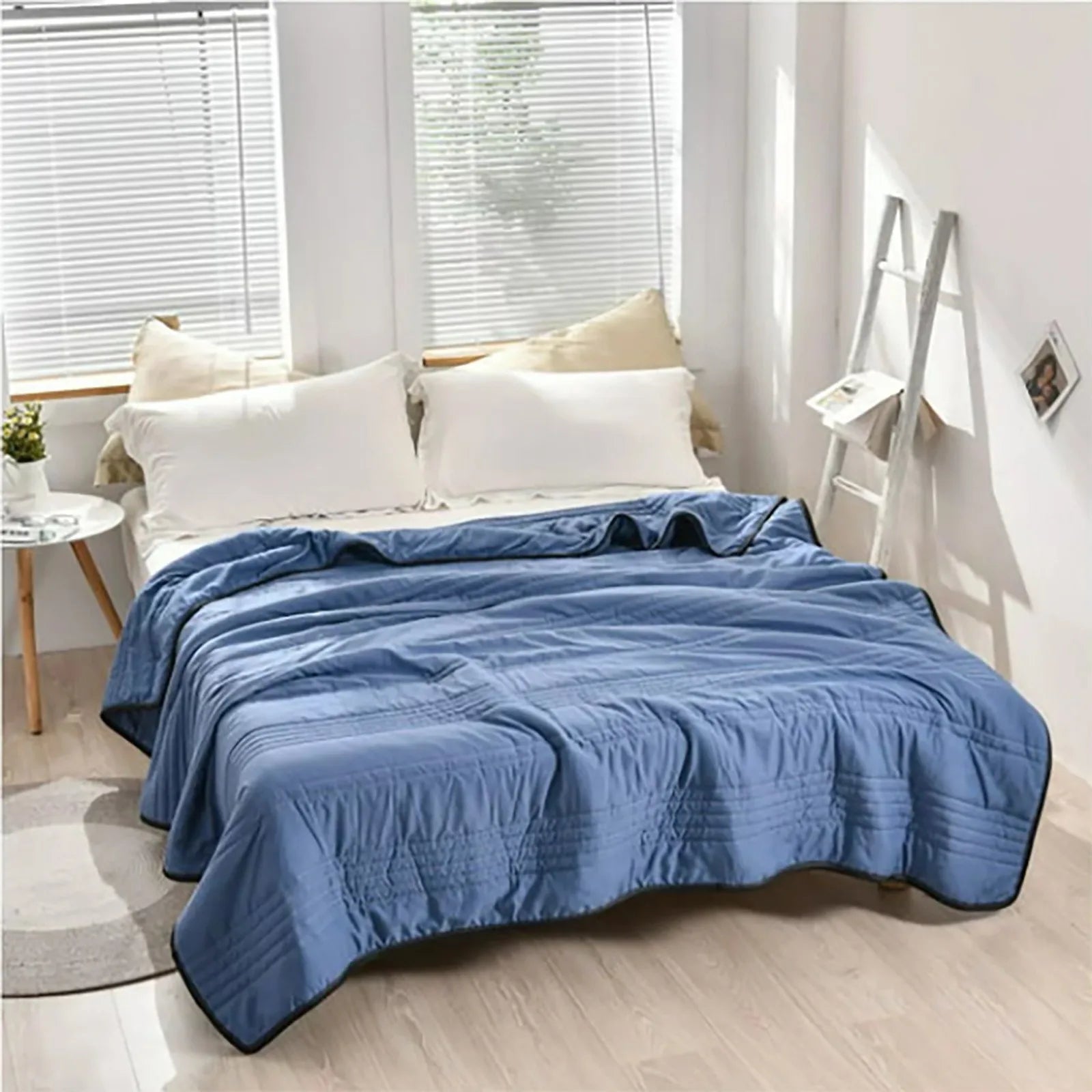 Solid Color Washed Cotton Quilt