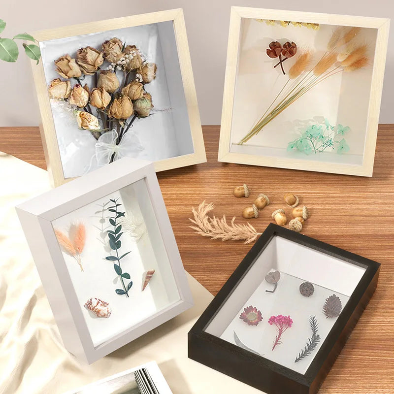 Shadow Box Photo Frame for 3D Flowers & DIY Home Decoration