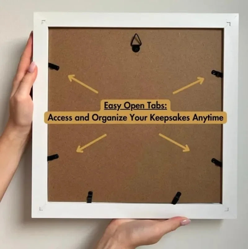 2PCS Adventure Archive Map & Ticket Shadow Boxes