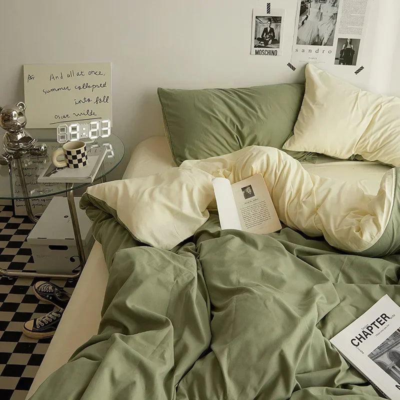 Washed Cotton Bedding Set
