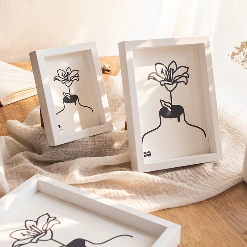 Wooden Shadow Box Frame for Photos & Memorabilia