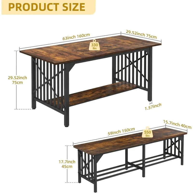 Rectangular Dining Room Table Set