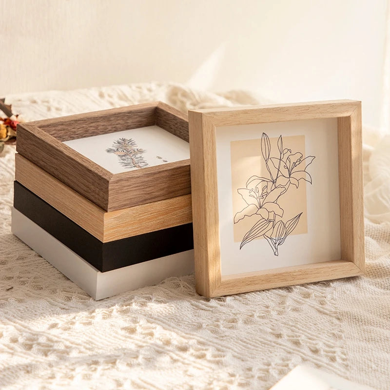 Wooden Shadow Box Frame for Photos & Memorabilia