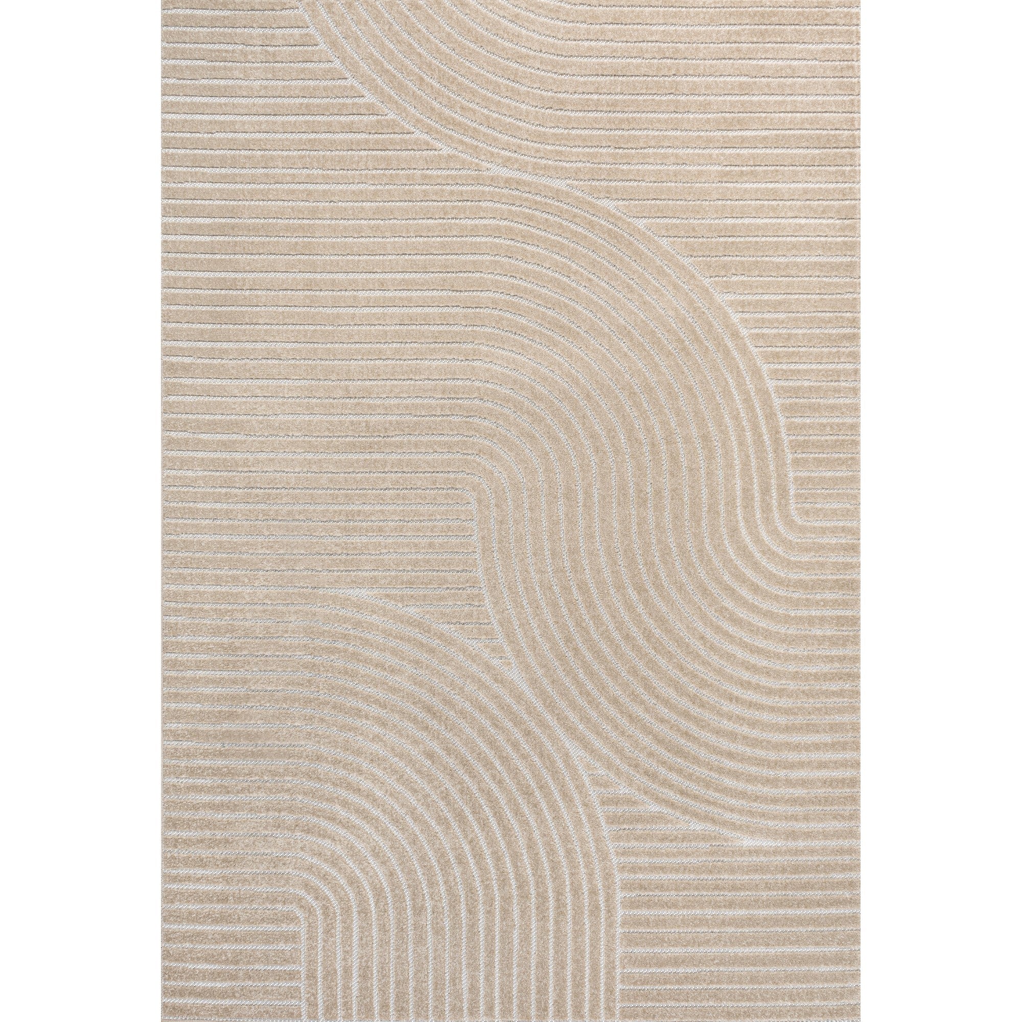 Duenas High-Low Shabby Damask Indoor/Outdoor Area Rug